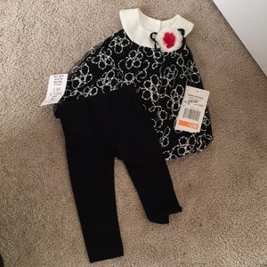 Brand new! 2 piece baby girl set!